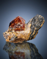 Beautiful Terminated Zircon Crystal Perched On Matrix