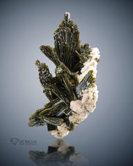 Fabulous Bunch Of Green Epidote On Matrix