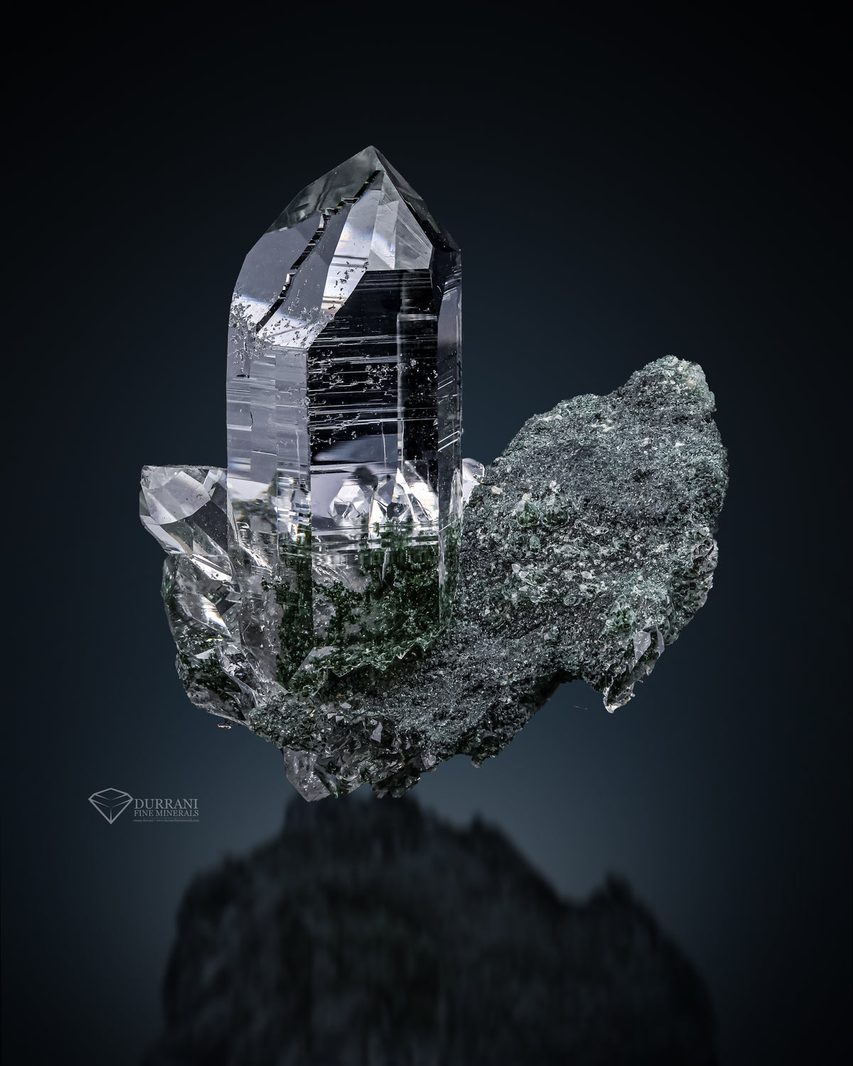 Quartz on Matrix from  India