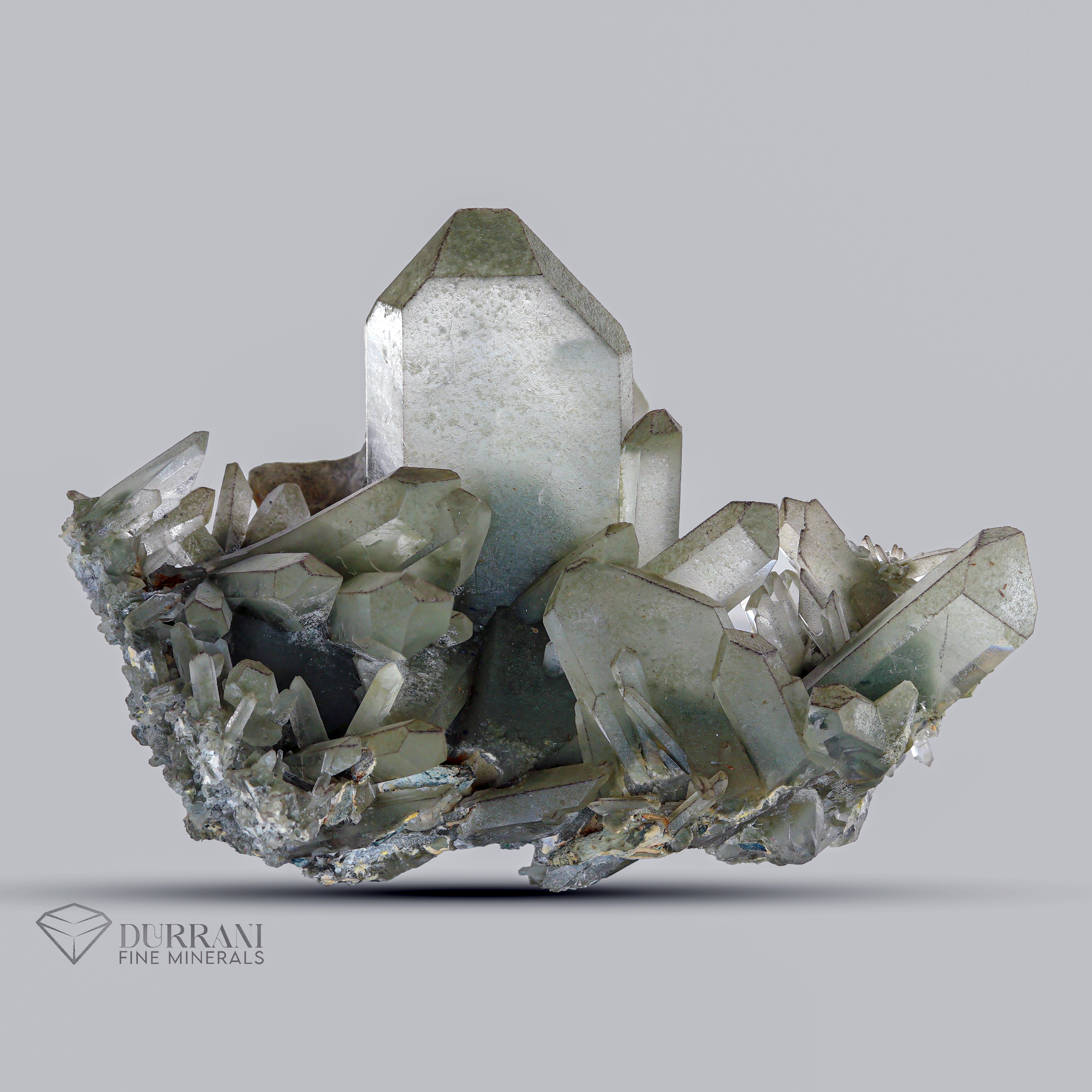 Chlorite Quartz cluster from kharan ,Pakistan