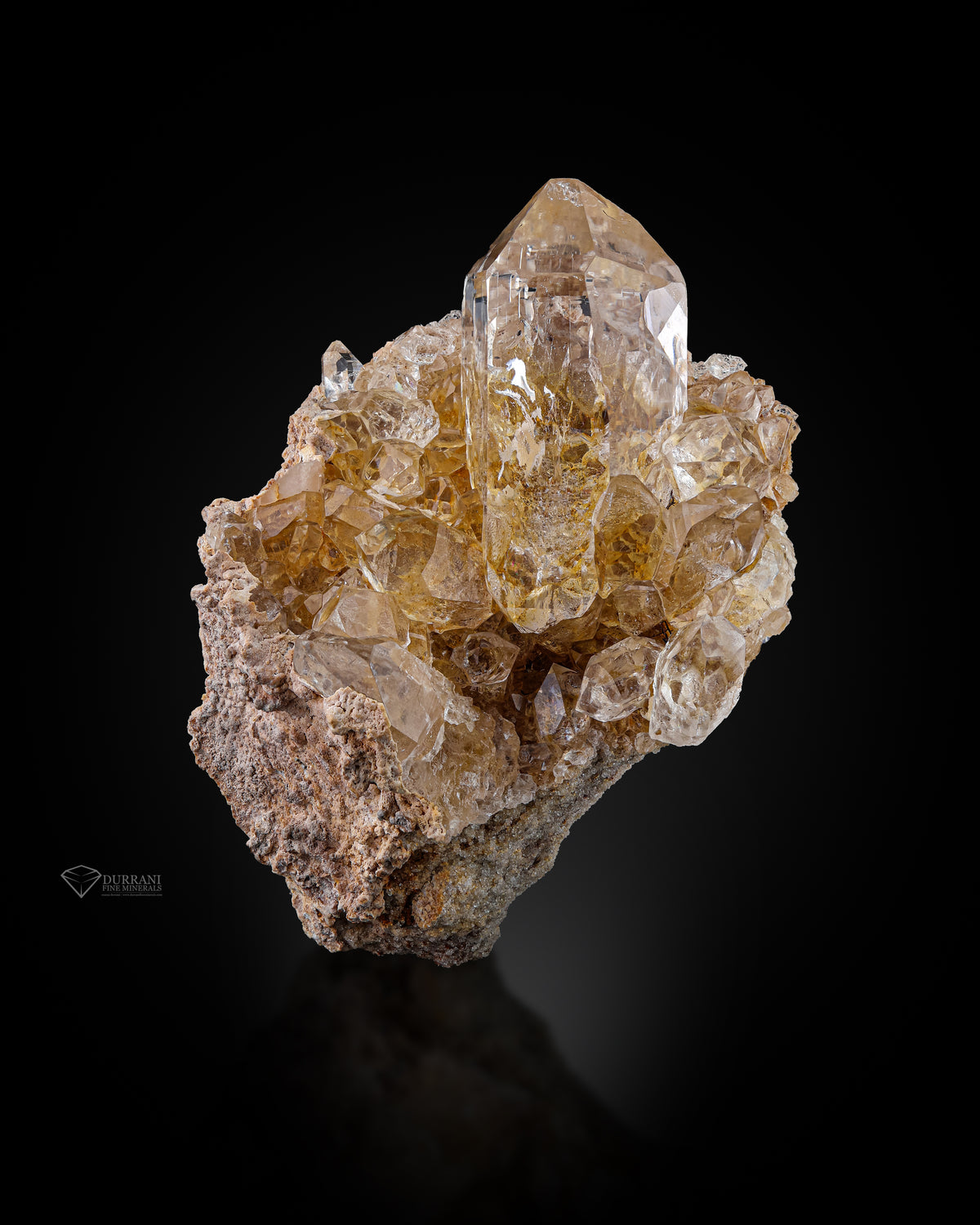 Beautiful Bunch of Quartz Cluster on Matrix