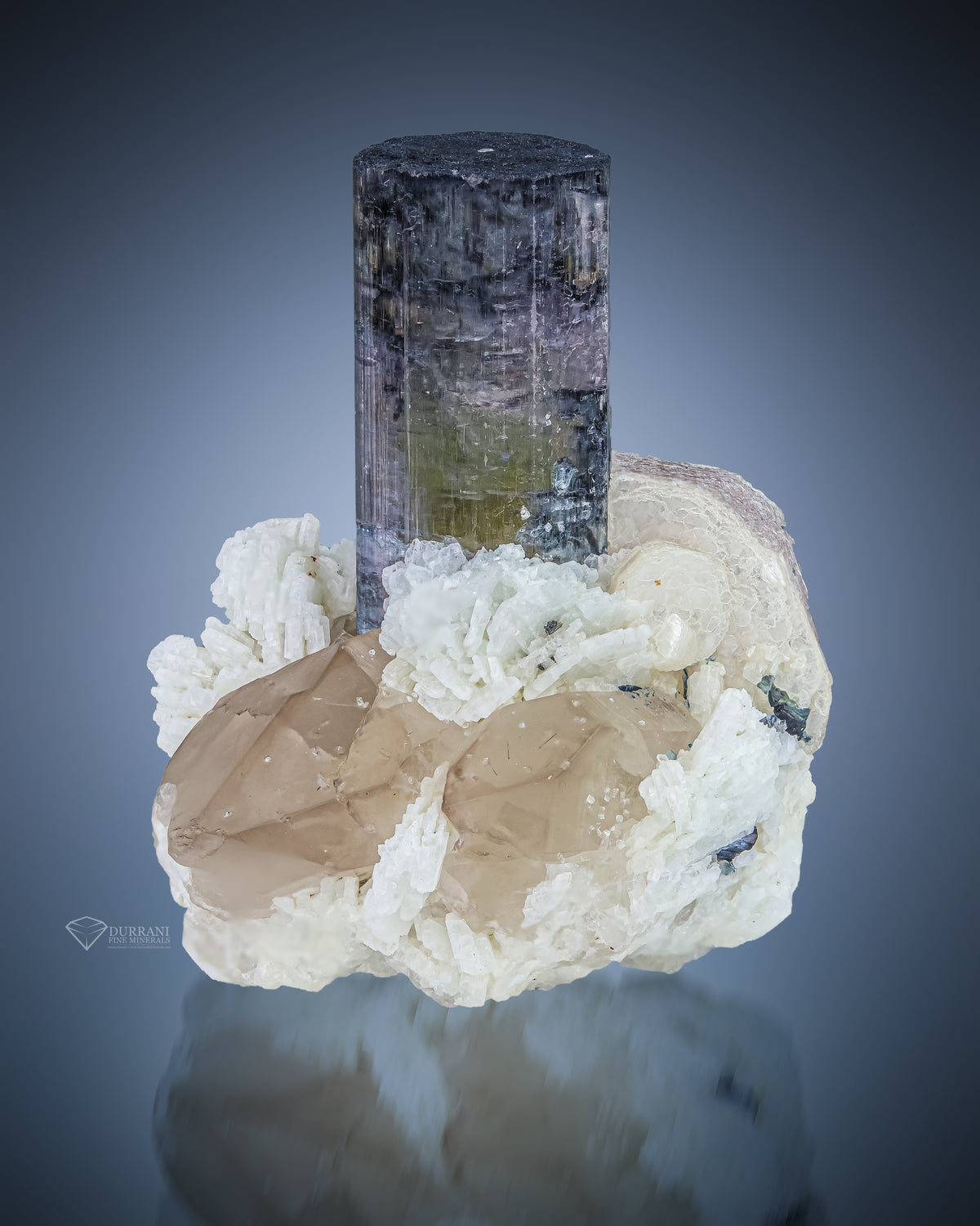 Beautiful Tourmaline With Quartz and Albite