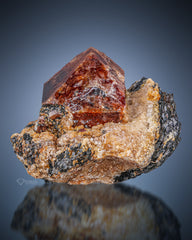 Beautiful Terminated Zircon Crystal Perched On Matrix