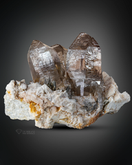 Big Statement Quartz Cluster with Feldspar and Mica