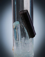 Interesting Aquamarine Crystal with Schorl