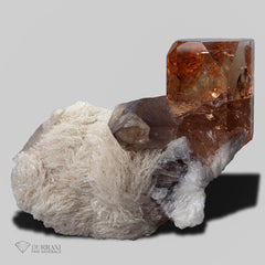 Topaz with Quartz and Cleavelandite