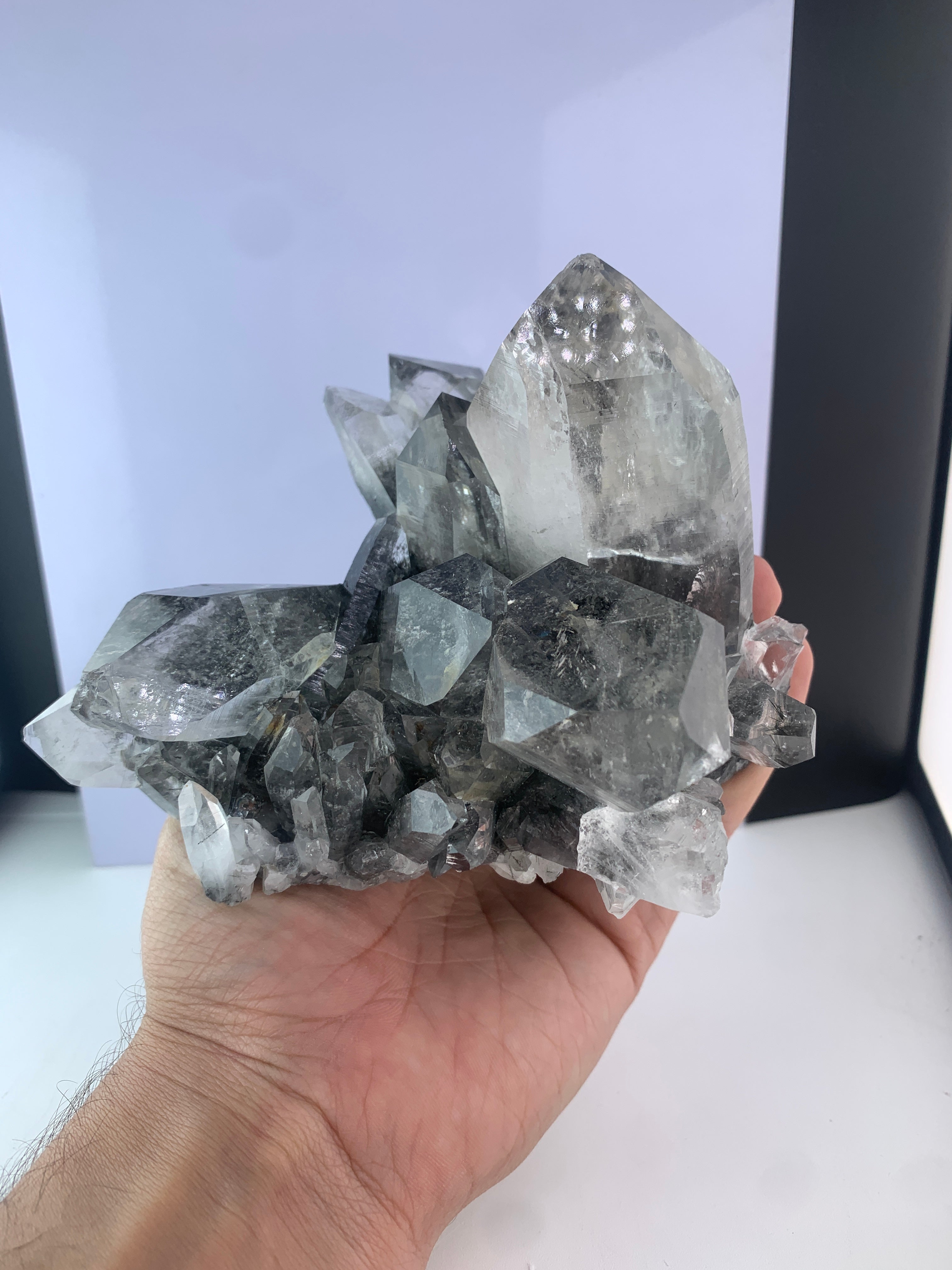 Schrol Included Quartz cluster from Skardu, Pakistan