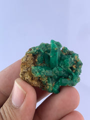 Green Emerald Cluster On Matrix from Afghanistan.