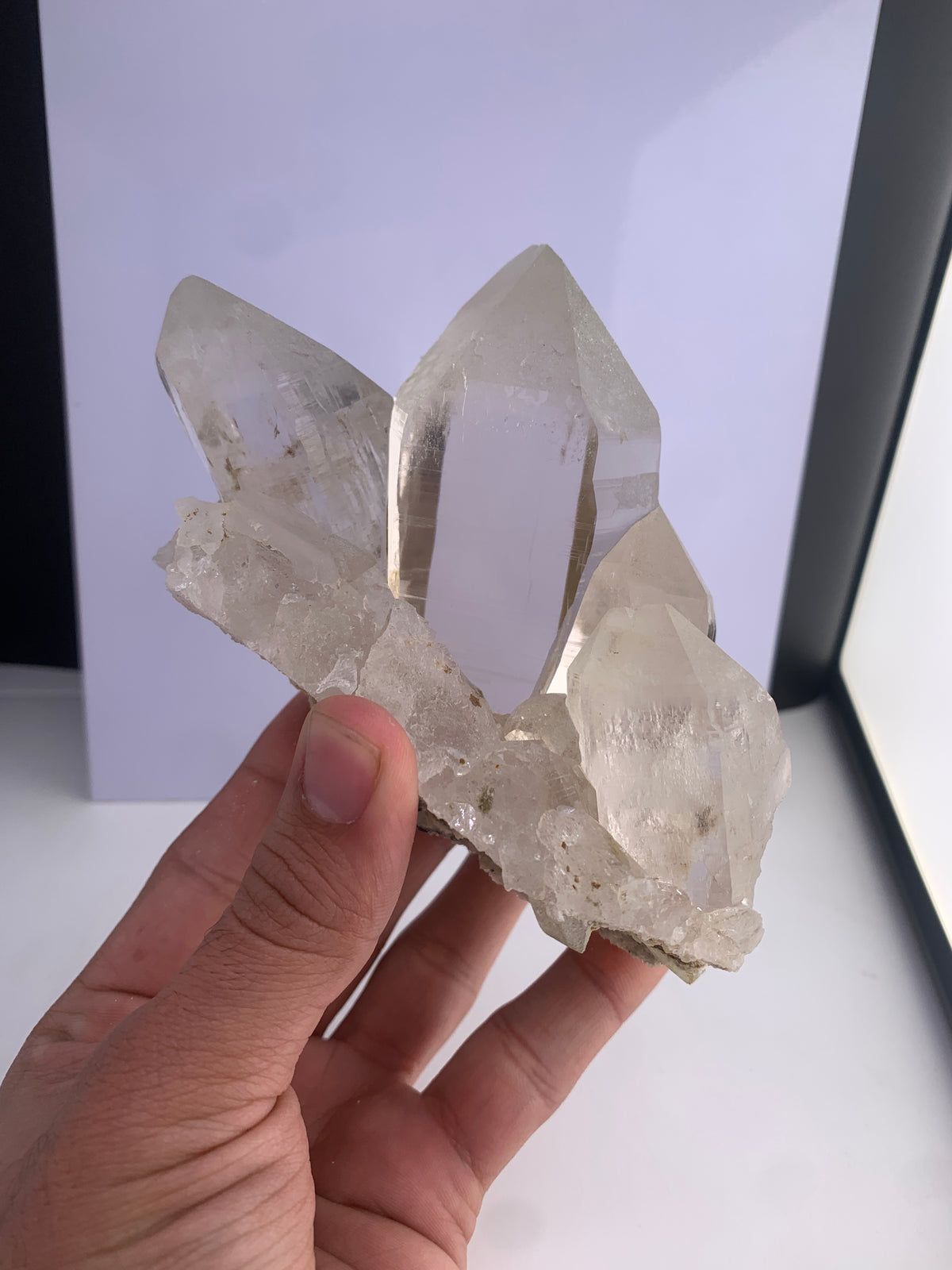 Quartz Cluster on Matrix from Hashupi, Skardu, Pakistan.