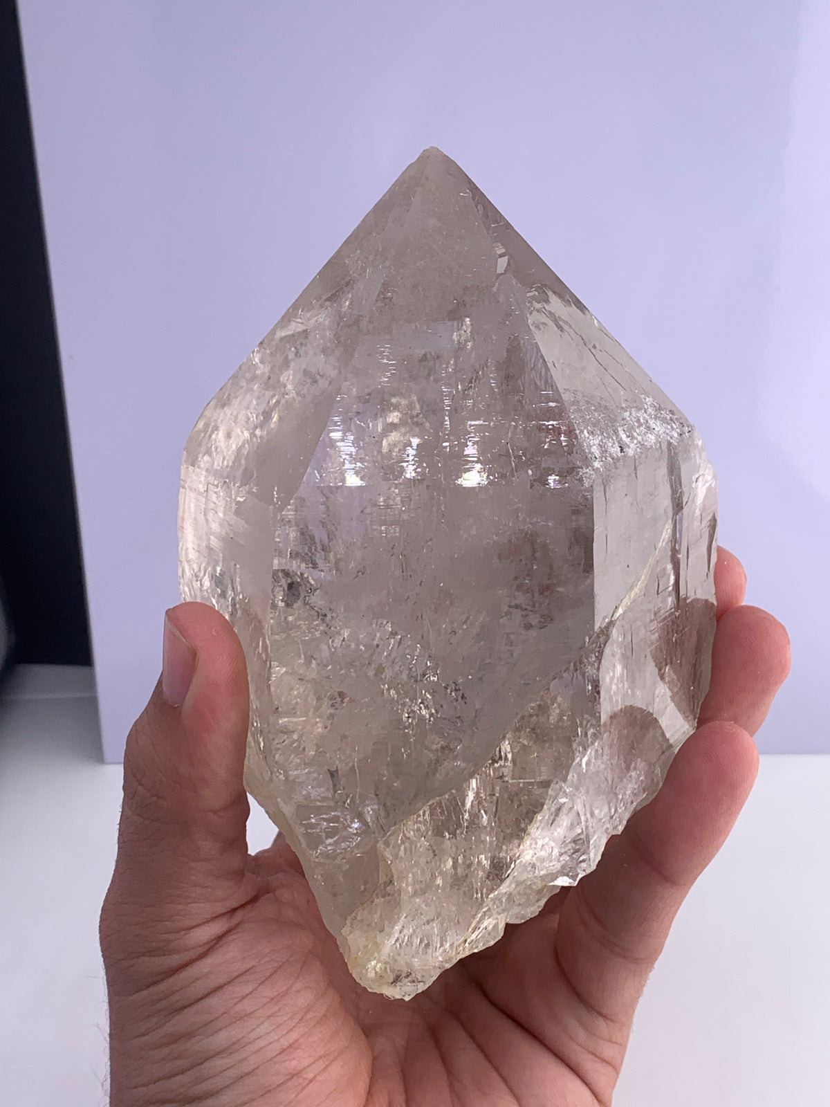 Clear Quartz crystal from Hashupi, Skardu, Pakistan.