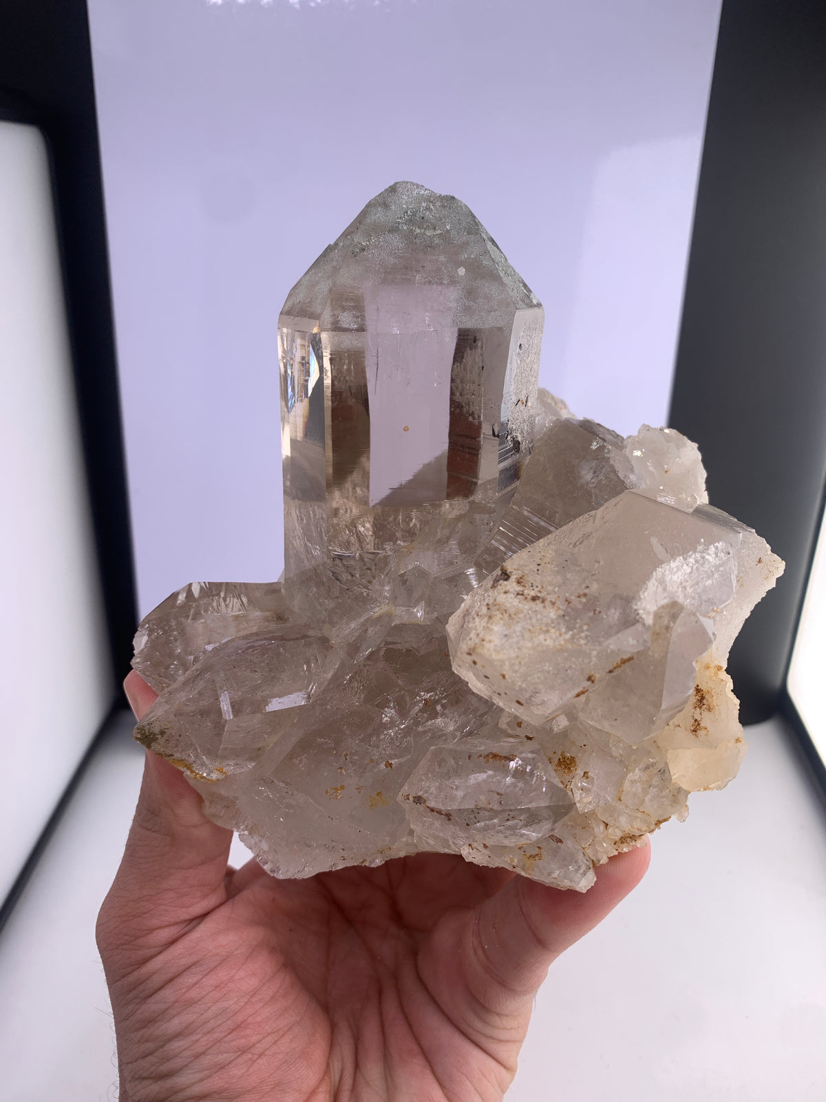 fabulous Quartz Cluster on Matrix from Hashupi Mine, Skardu, Pakistan