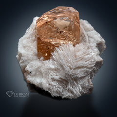 Imperial Topaz on cleavelandite