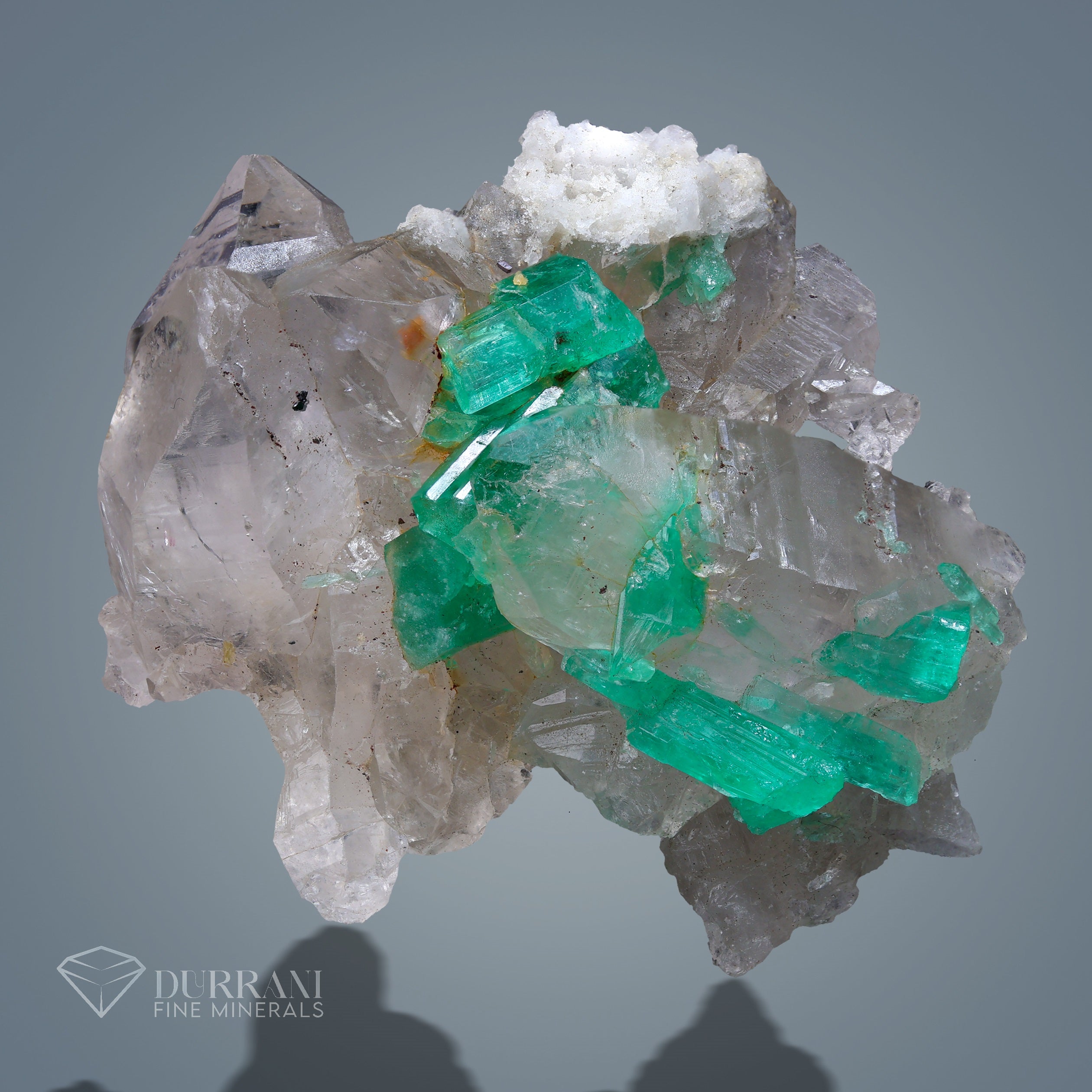 Emerald with Quartz