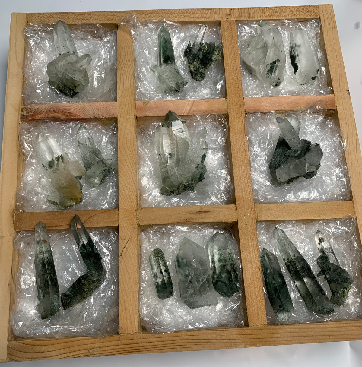 17 pieces batch of Chlorite Quartz