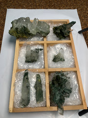 7 Pieces Batch 3 Of Chlorite Quartz